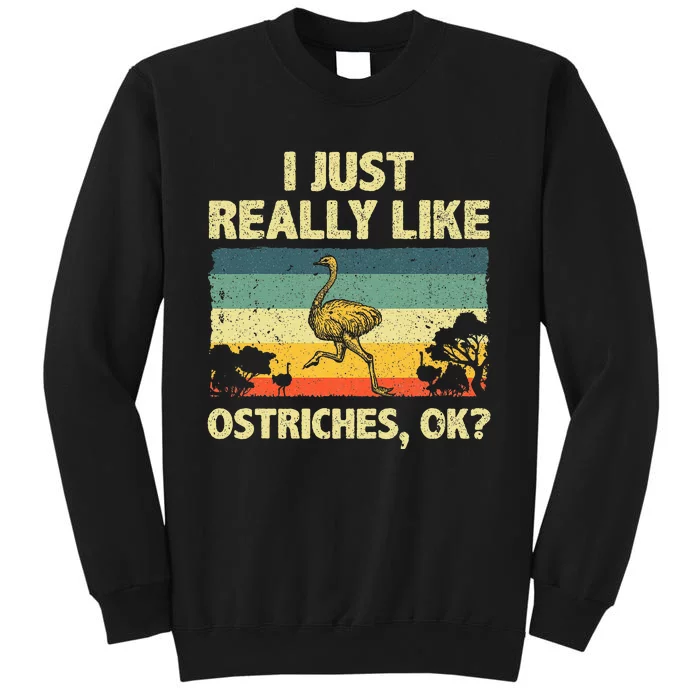 Ostrich Design Ostrich Animal Lover Tall Sweatshirt