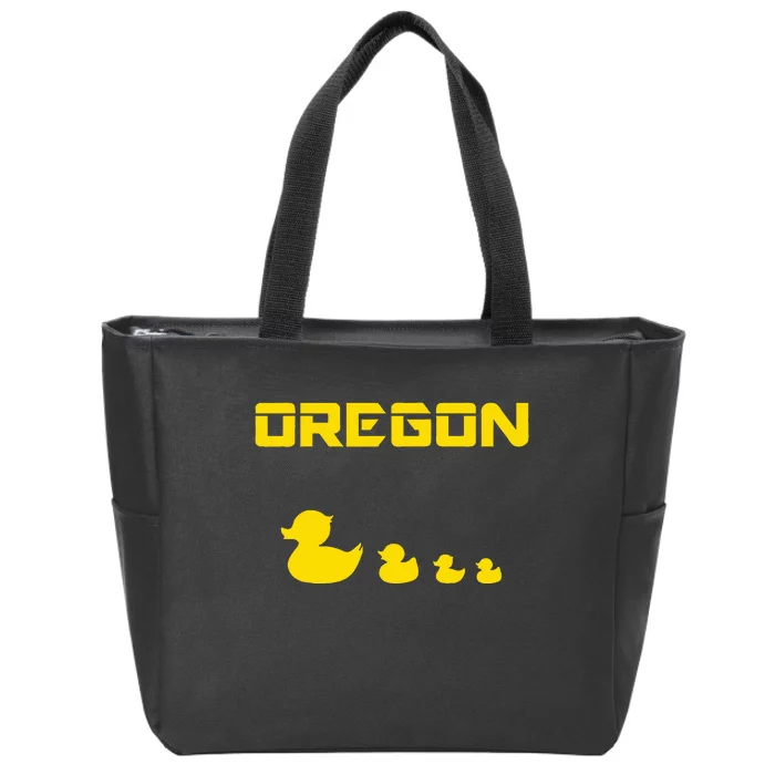 Oregon Duck Zip Tote Bag