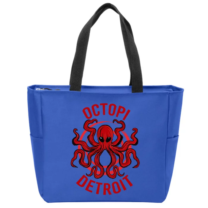 Octopi Detroit Octopus Kraken Tentacles Michigan Souvenir Great Gift Zip Tote Bag