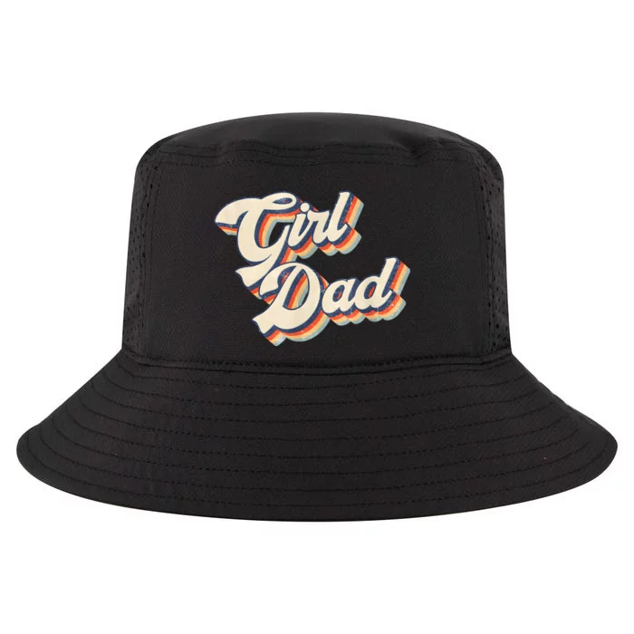 Outnumbered Dad Of Girl Men Fathers Day For Girl Dad Cool Comfort Performance Bucket Hat