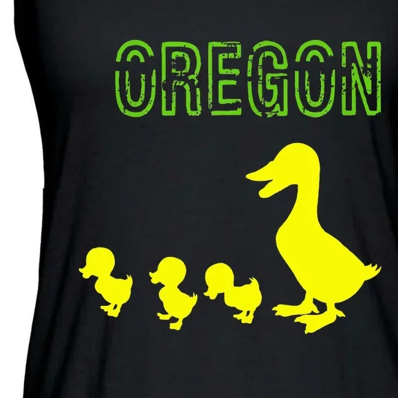 Oregon Duck Ladies Essential Flowy Tank