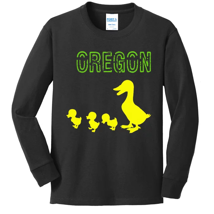 Oregon Duck Kids Long Sleeve Shirt