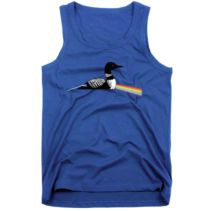 Original Dark Side Of The Loon Bird Watching Classic Rock Gift Tank Top