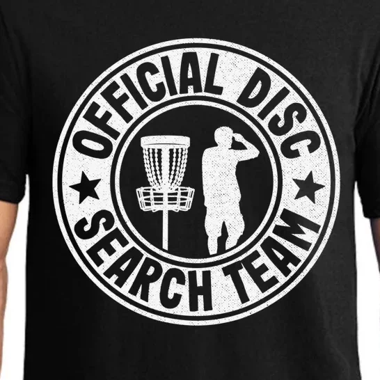 Official Disc Search Team Logo Frisbee Golf Funny Pajama Set