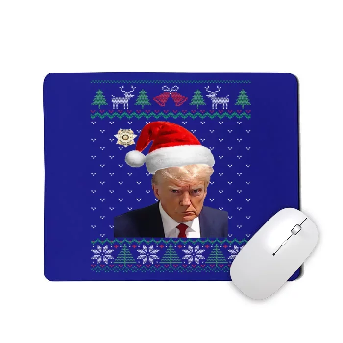 Official Donald Trump Mug Shot Ugly Christmas Mousepad