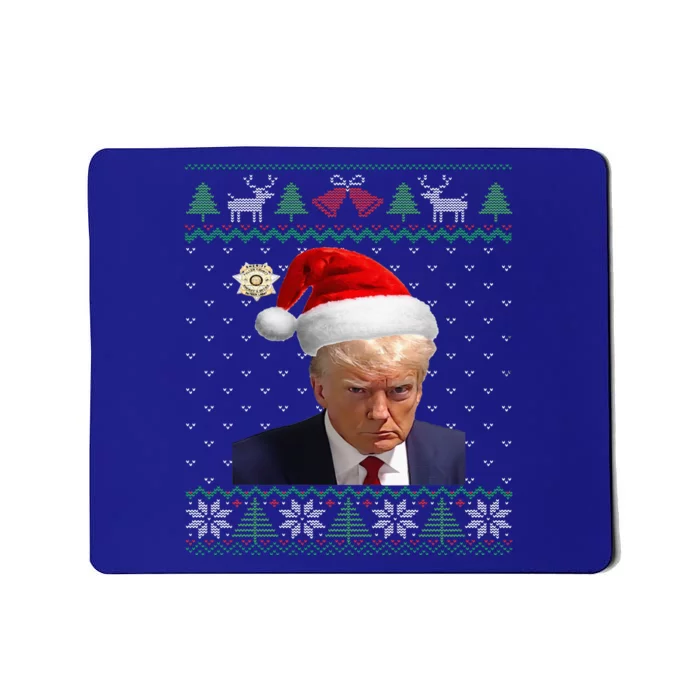 Official Donald Trump Mug Shot Ugly Christmas Mousepad