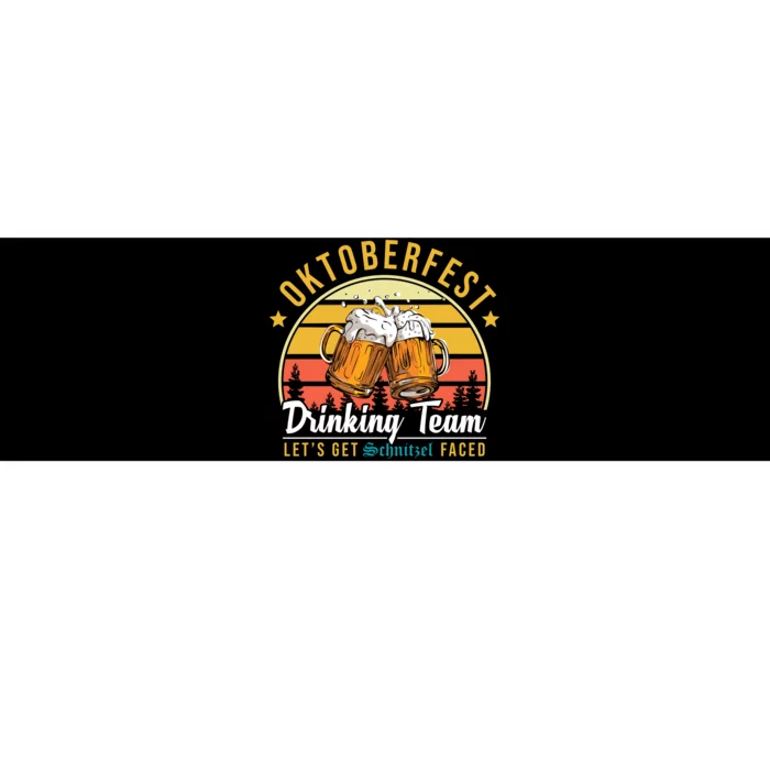 Oktoberfest Drinking Team Funny Beer Bumper Sticker