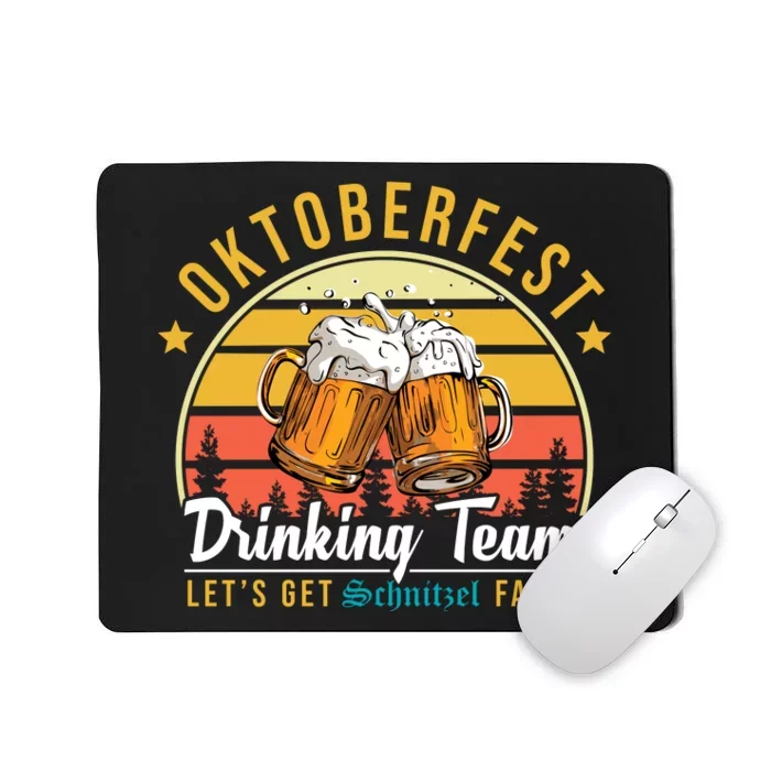 Oktoberfest Drinking Team Funny Beer Mousepad