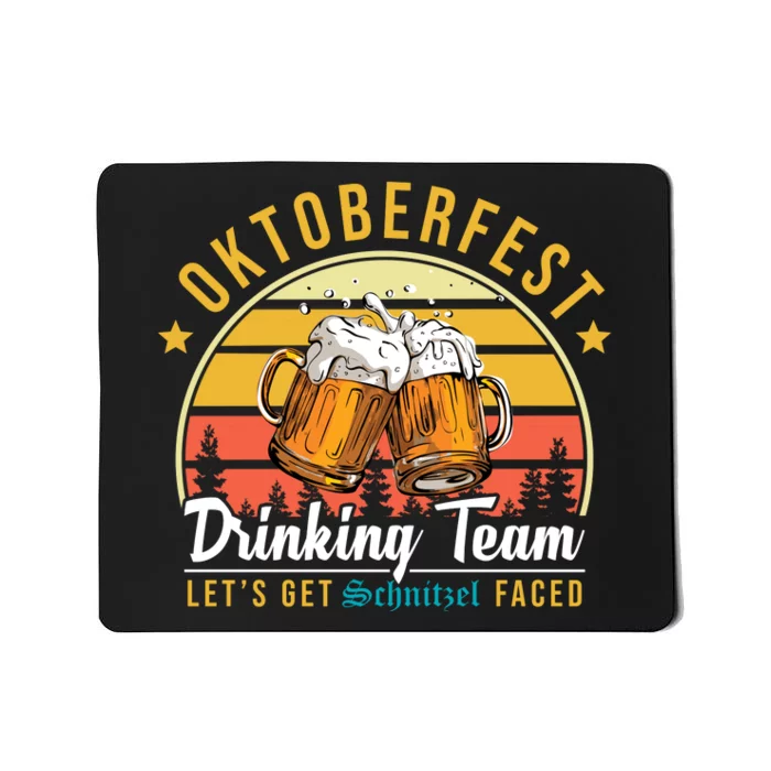 Oktoberfest Drinking Team Funny Beer Mousepad