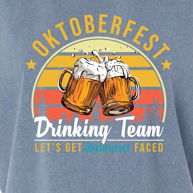 Oktoberfest Drinking Team Funny Beer Garment-Dyed Women's Muscle Tee