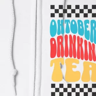 Oktoberfest Drinking Team Beer Lover Drinking Full Zip Hoodie