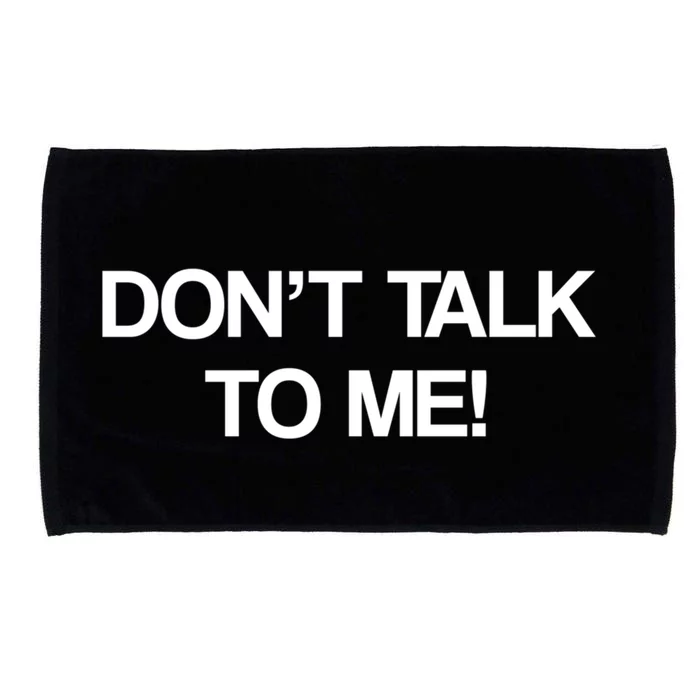 Original Dont Talk To Me! Funny Masked Performer Costume Gift Microfiber Hand Towel