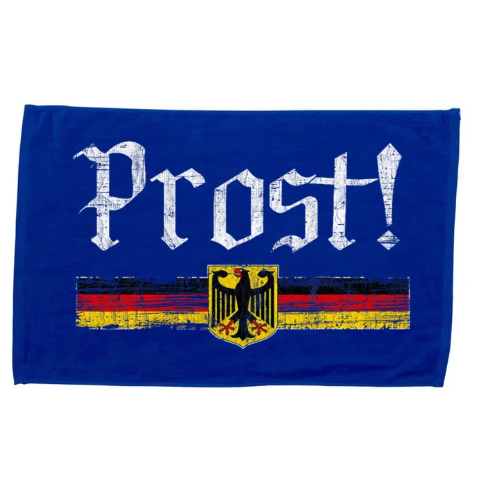 Oktoberfest Drinking Vintage German Flag Prost Microfiber Hand Towel