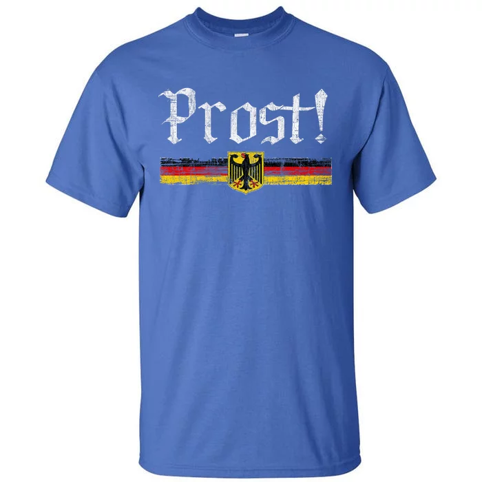 Oktoberfest Drinking Vintage German Flag Prost Tall T-Shirt