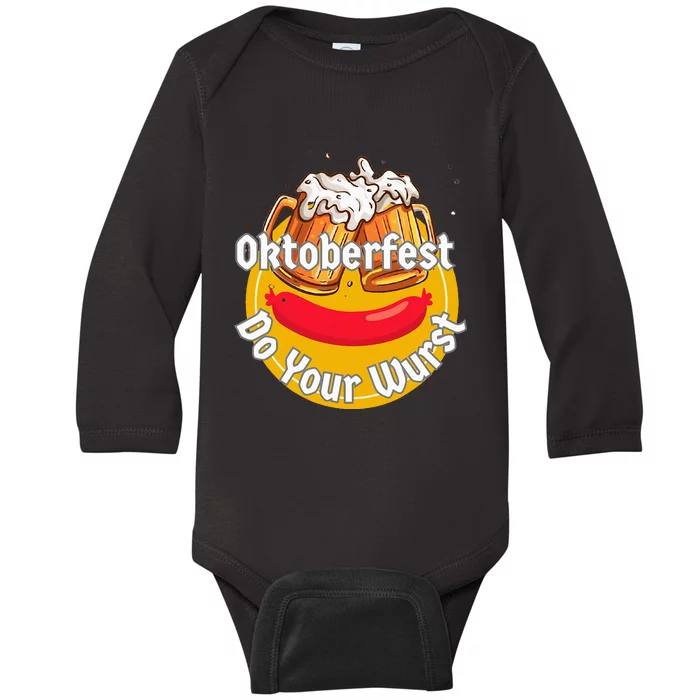 Oktoberfest Do Your Wurst Octoberfest Baby Long Sleeve Bodysuit