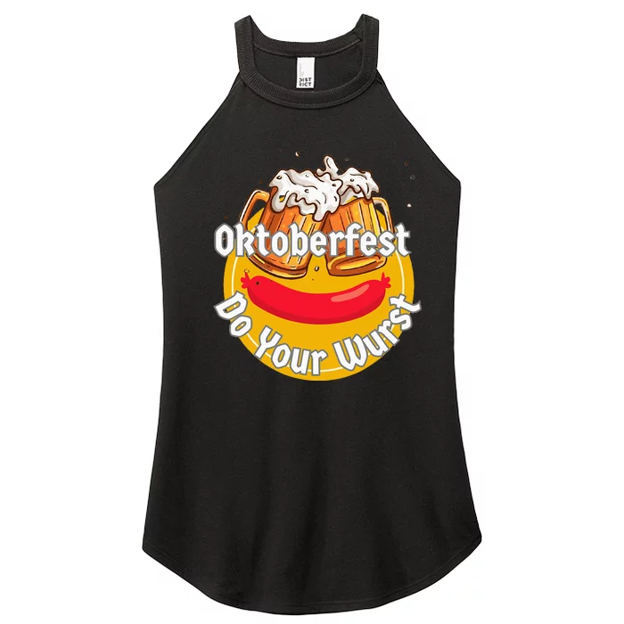 Oktoberfest Do Your Wurst Octoberfest Women’s Perfect Tri Rocker Tank