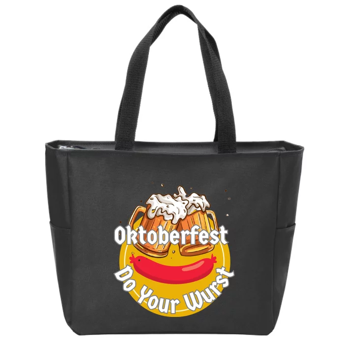 Oktoberfest Do Your Wurst Octoberfest Zip Tote Bag