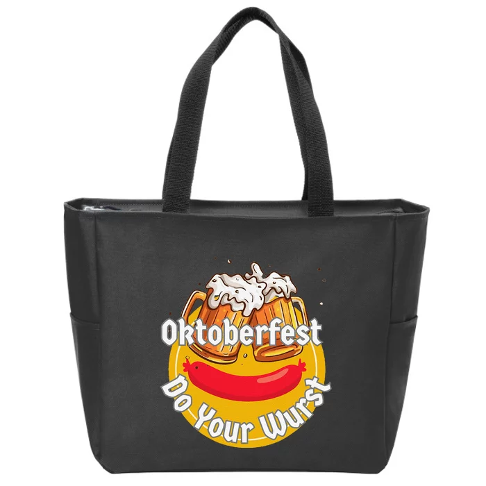 Oktoberfest Do Your Wurst Octoberfest Zip Tote Bag