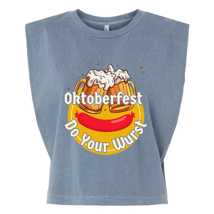 Oktoberfest Do Your Wurst Octoberfest Garment-Dyed Women's Muscle Tee