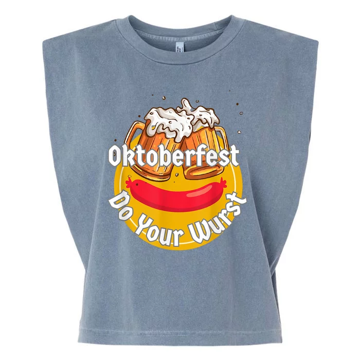 Oktoberfest Do Your Wurst Octoberfest Garment-Dyed Women's Muscle Tee