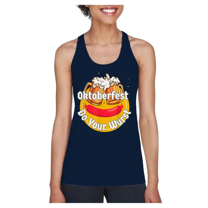 Oktoberfest Do Your Wurst Octoberfest Women's Racerback Tank