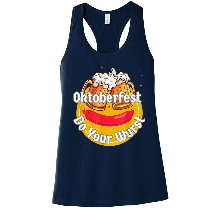 Oktoberfest Do Your Wurst Octoberfest Women's Racerback Tank