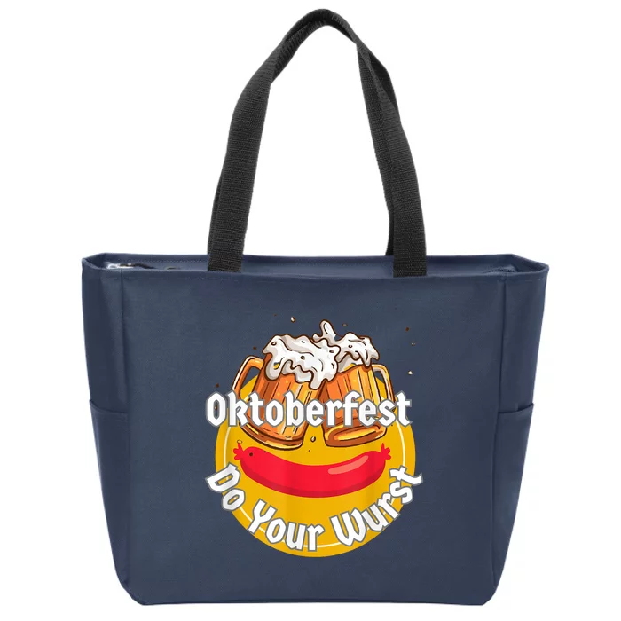 Oktoberfest Do Your Wurst Octoberfest Zip Tote Bag