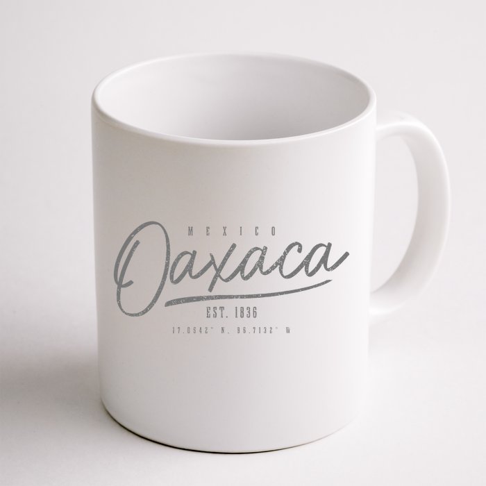 Oaxaca Est. 1836 Mexican Pride Vintage Mexico Front & Back Coffee Mug