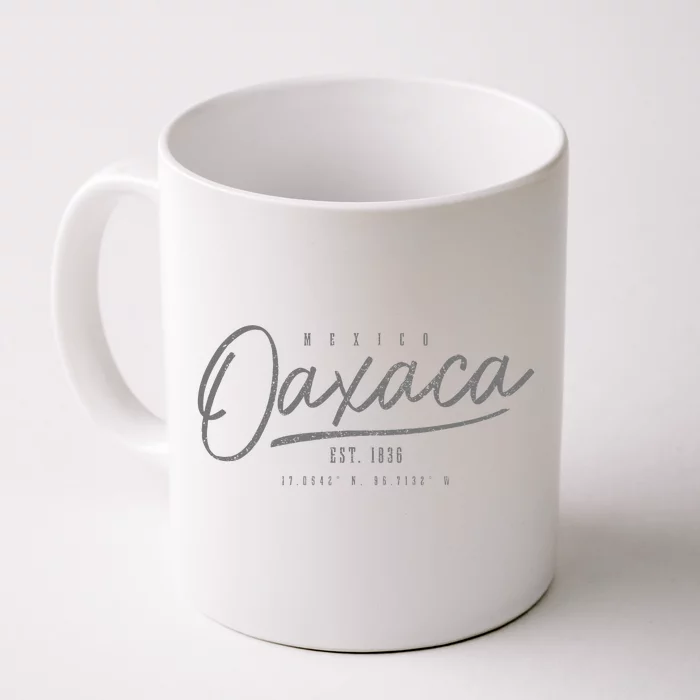 Oaxaca Est. 1836 Mexican Pride Vintage Mexico Front & Back Coffee Mug