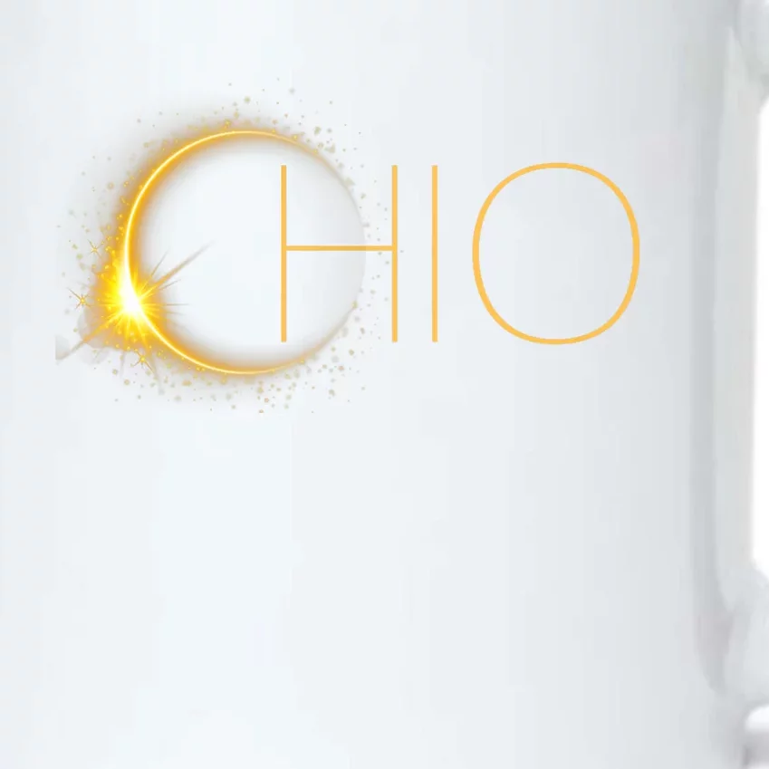 Ohio Eclipse 2024 Total Eclipse Solar Eclipse Ohio Black Color Changing Mug