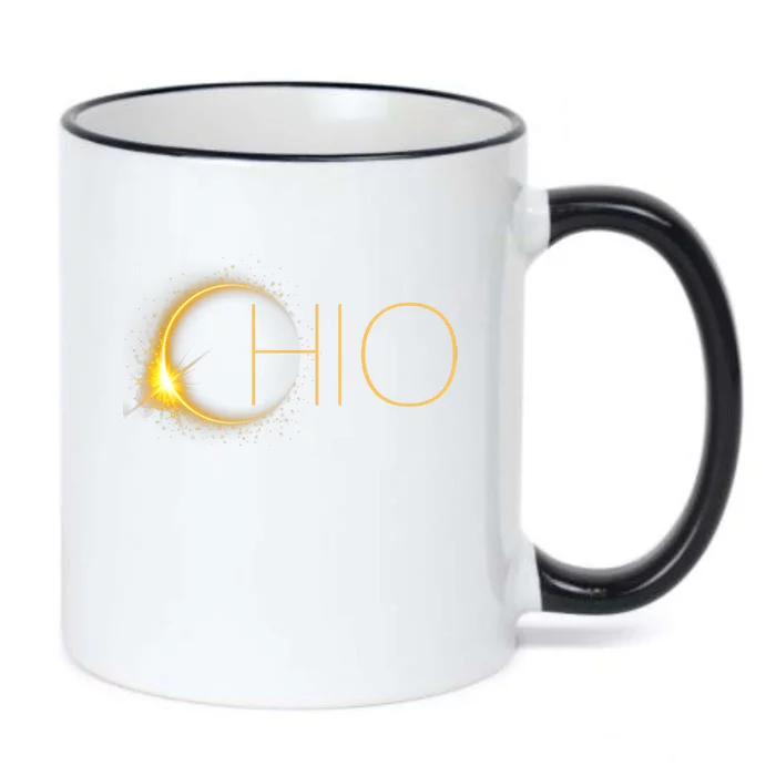 Ohio Eclipse 2024 Total Eclipse Solar Eclipse Ohio Black Color Changing Mug