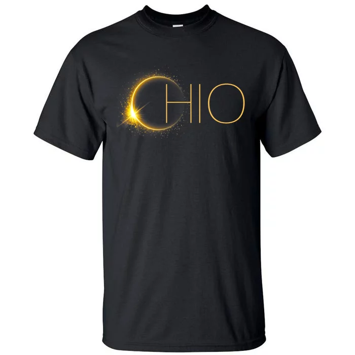 Ohio Eclipse 2024 Total Eclipse Solar Eclipse Ohio Tall T-Shirt