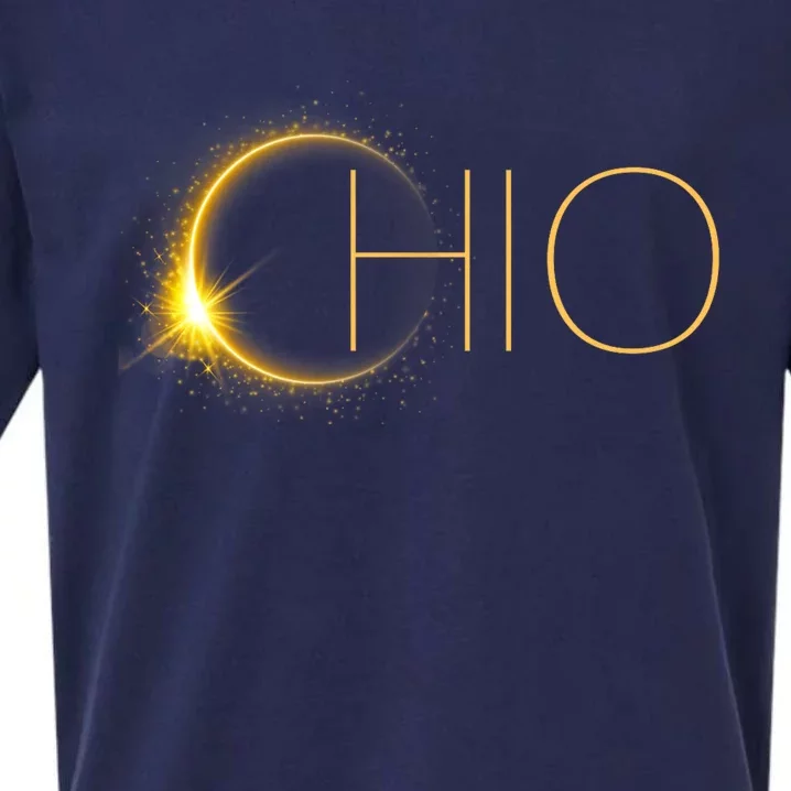 Ohio Eclipse 2024 Total Eclipse Solar Eclipse Ohio Sueded Cloud Jersey T-Shirt