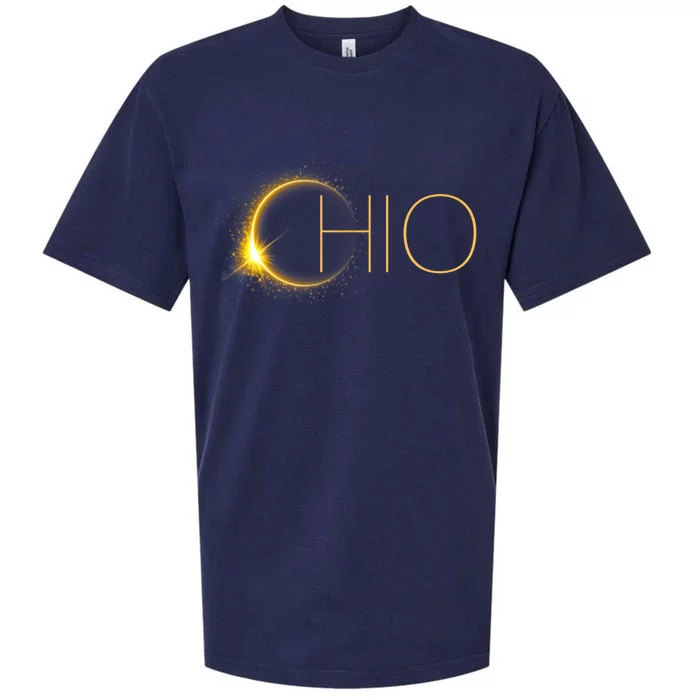 Ohio Eclipse 2024 Total Eclipse Solar Eclipse Ohio Sueded Cloud Jersey T-Shirt