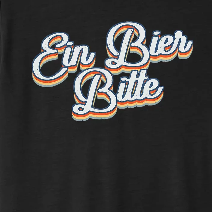 Oktoberfest Ein Bier Bitte Retro Funny German Beer ChromaSoft Performance T-Shirt