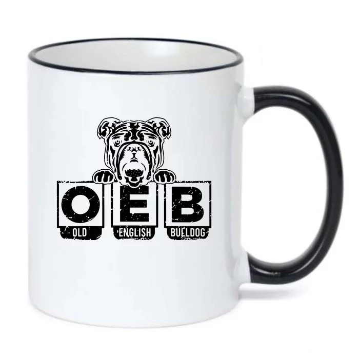 Old English Bulldog Black Color Changing Mug