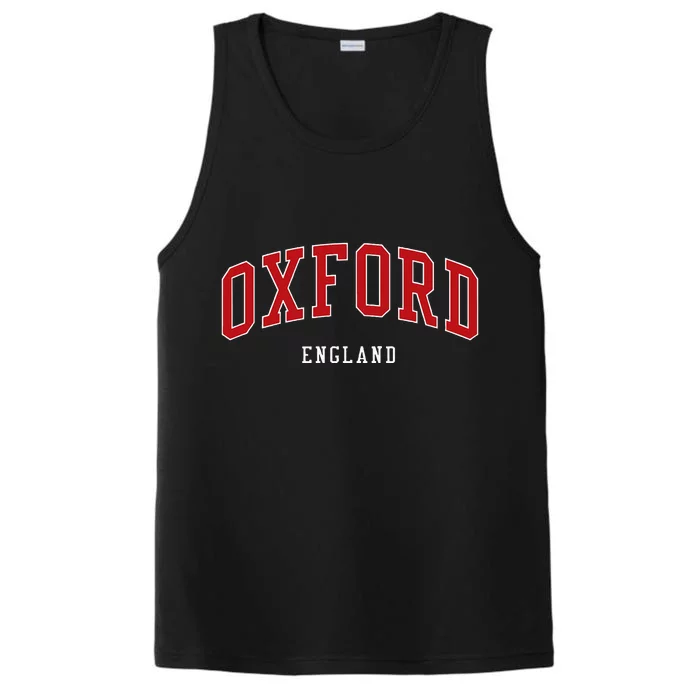 Oxford England College University Style Performance Tank