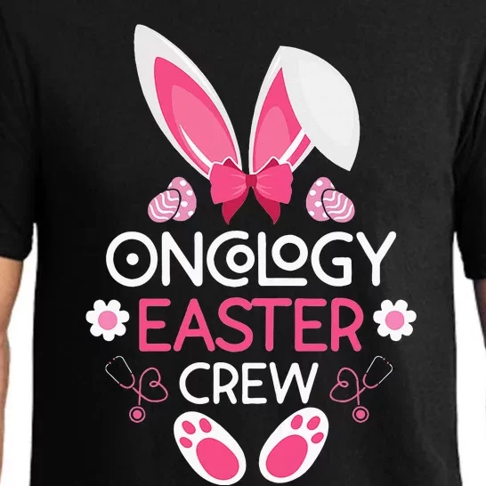 Oncology Easter Crew Nurse Easter Day Rabbit Ears Nursing Pajama Set