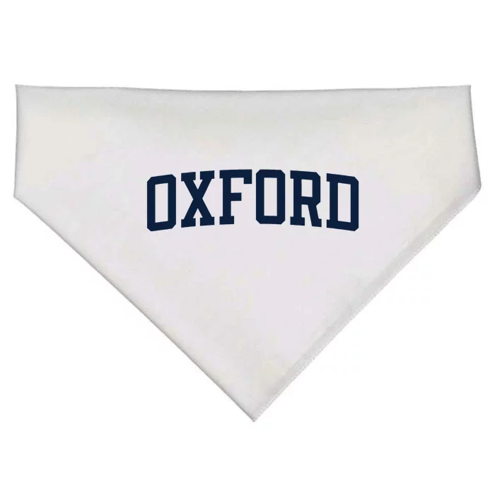 Oxford England Collegiate Style Varsity Block Letter USA-Made Doggie Bandana