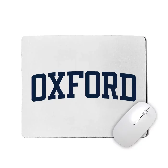 Oxford England Collegiate Style Varsity Block Letter Mousepad