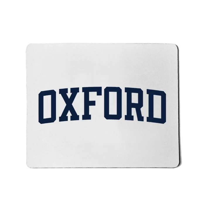 Oxford England Collegiate Style Varsity Block Letter Mousepad