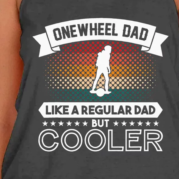 Onewheel Eskate Dad One Wheel Skateboard Women's Knotted Racerback Tank