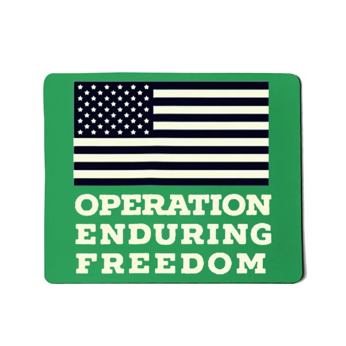 Operation Enduring Freedom Oef Veteran Mousepad