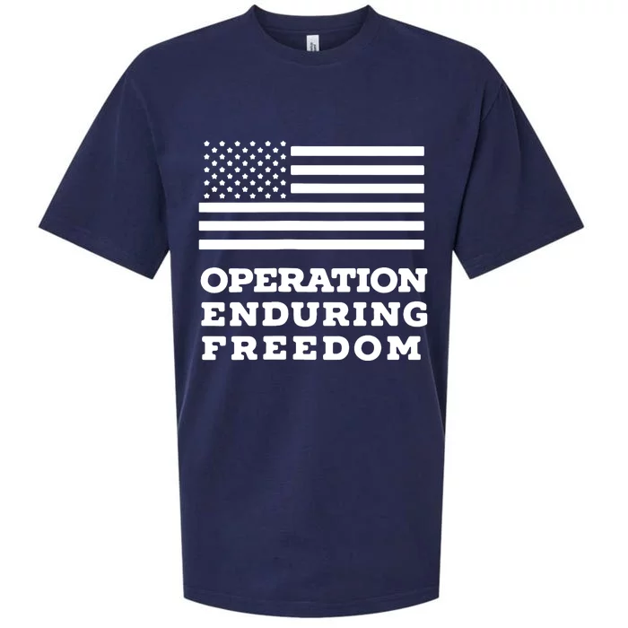 Operation Enduring Freedom OEF Veteran Sueded Cloud Jersey T-Shirt