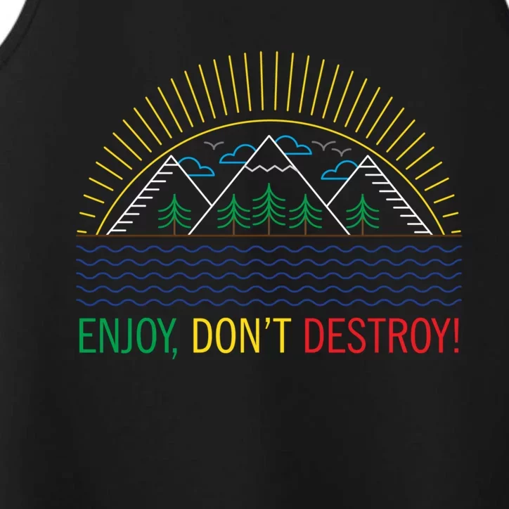 Outdoor Enthusiast Green Living Climate Change Save Earth Great Gift Performance Tank