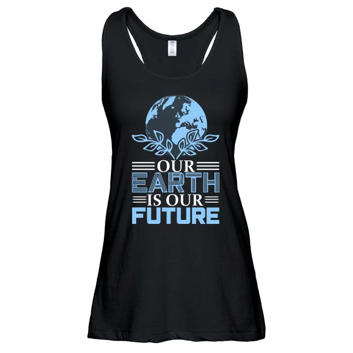 Our Earth Is Our Future Ladies Essential Flowy Tank