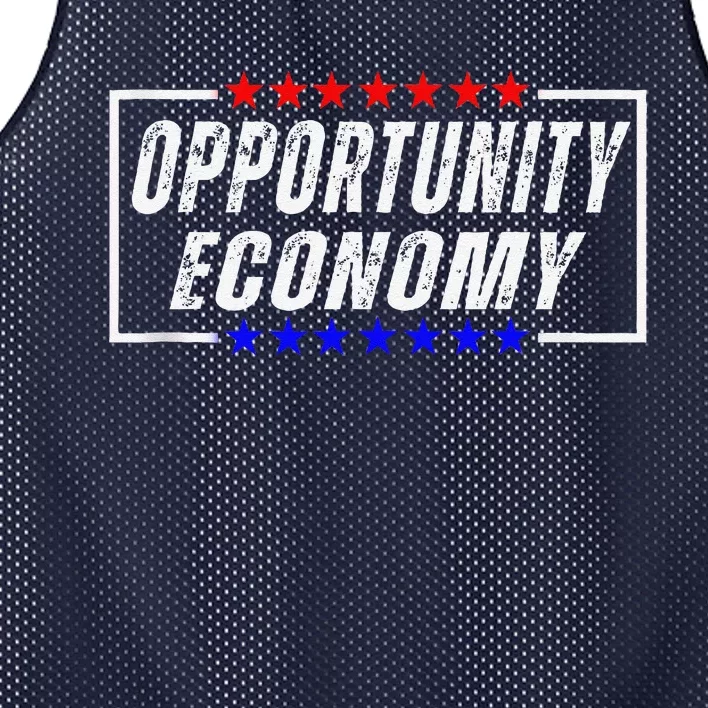 Opportunity Economy Kamala Harris Supporters Mesh Reversible Basketball Jersey Tank