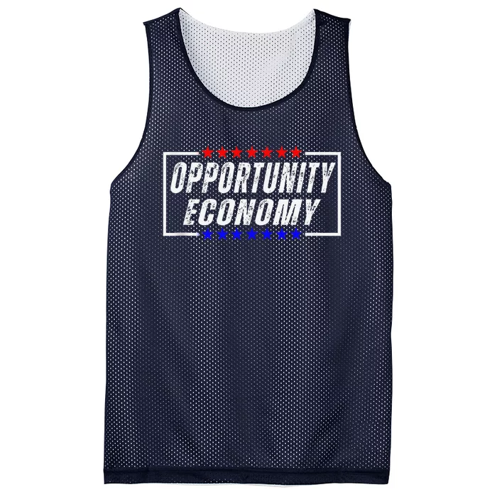 Opportunity Economy Kamala Harris Supporters Mesh Reversible Basketball Jersey Tank