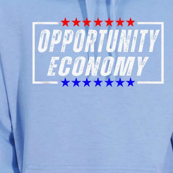 Opportunity Economy Kamala Harris Supporters Unisex Surf Hoodie