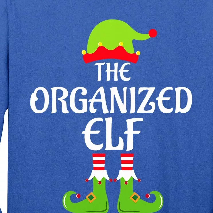 Organized Elf Matching Family Group Christmas Party Xmas Tall Long Sleeve T-Shirt